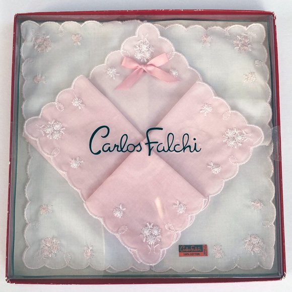 Carlos Falchi Boxed Handkerchief Set - Picture 1 of 4